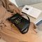Women PU Leather Totes Handbags Solid Travel Shopping Shoulder Bags (Black) A