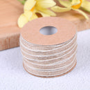 10m roll natural jute burlap rustic hessian ribbon tape strap wedding decor 3c