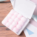 12X Classic Wax Earplugs Comfortable Traval Sleeping Noise Reduction Earplugs FT