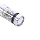 2pcs H3 Auto Replacement 100W 6000K Iceberg Blue LED Fog Driving Light Bulbs