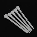 80pcs 83mm Wooden Professional Golf Tees System White Striped Digital Scale