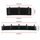 Universal Rear Bumper Lip Diffuser 5 Fin Textured Matte Black  Z