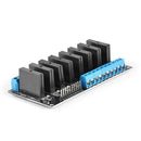 8 Way Solid State Relay Module Board Low Level Trigger 5V DC Output w/Fuse
