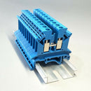 10Pcs Blue UK-2.5B Terminals Universal Class Connector Screw Terminal BX