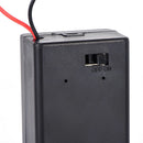 9V Volt PP3 Battery Holder Box DC Case With Wire Lead ON/OFF Switch Cover B Ew