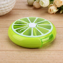 7 Sub Grid Round Fruit Shape Weekly Health Care Medicine Pill Box Organizer