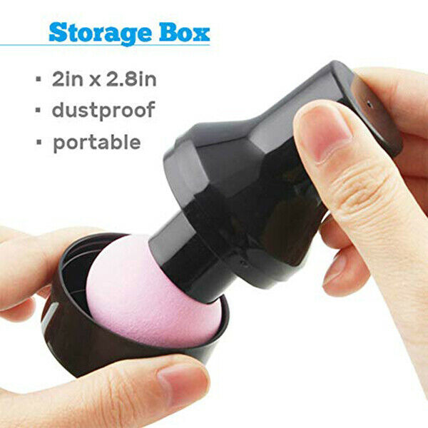 Cosmetic Sponges With Case Set Mushroom Powder Puff Beauty Sponge Blender F Z7F1
