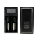 Dual Solts Smart Lcd Battery Charger Short Circuit Protection for 26650 186 C7F5