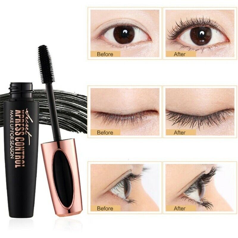 Macfee 1Pc 4D Silk Fiber Eye Lashe Makeup Waterproof Silicone Brush Head Ma V3K5
