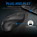 W11 2.4GHz Wireless Mouse 1600 DPI 4 Buttons Mute Silent Mice For Laptop PCJC.