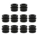 Pack Of 10 Table Football Replacement Rubber Buffers, Rod Buffers 16mm Black