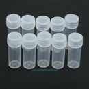 50Pcs 5ml Plastic Sample Bottle Small Clear Bottle Vial Storage Container Tools