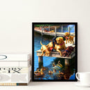 5D DIY Full Drill Diamond Painting Dogs Ducks Cross Stitch Embroidery Kit