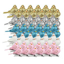 Pack of 60 Lovely Artificial Feather Bird Foam Birds Photo Props Home Table