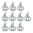 10pcs Handcuff Manacle Charm DIY Handmade Jewelry Making Accessories Sliver