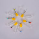 2Pcs Drill Brush Electric Nail Art File Drill Bit For Cleaning Brush Manicure LJ
