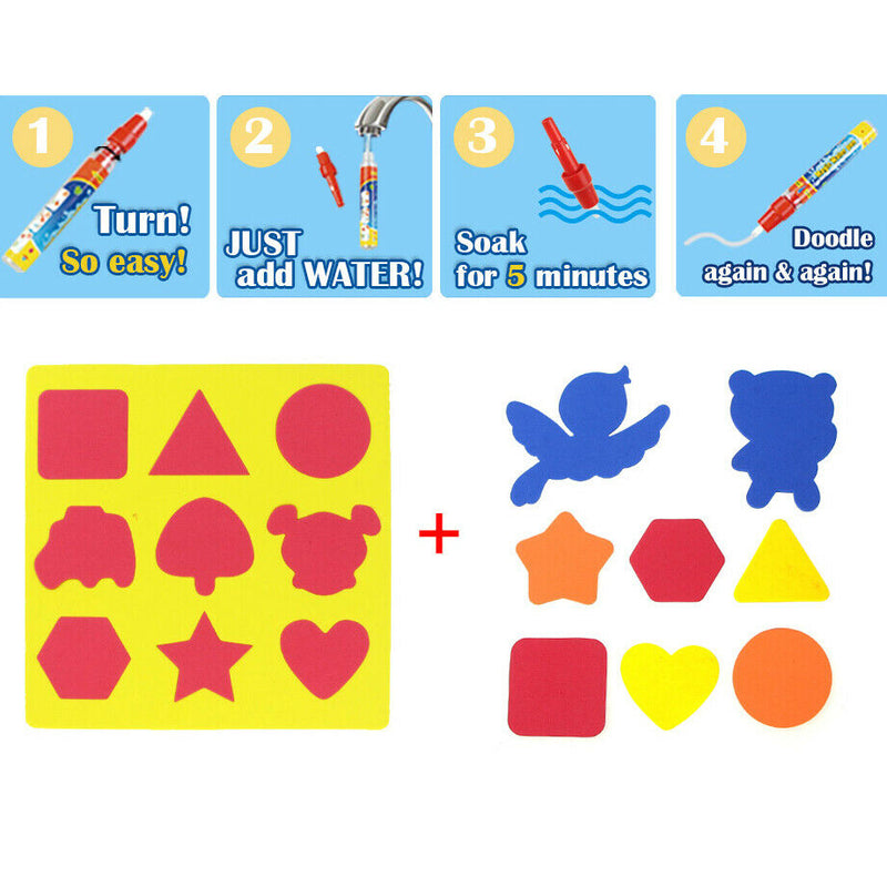 Water Mat, Water Drawing Painting Mat Large Size 120 X 90Cm Mess-Free Aqua  G8T8