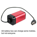 Waterproof 4 AA Battery Pack House Holder For Bicycle Bike Lamp USB Power Bank
