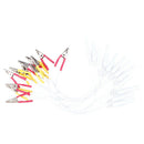 12Pcs/Set Alligator Clip Cable Electronic Acupuncture Treatment Instrume Gw