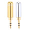 2 Pack Ptrmium 2.5mm Stereo TRRS 3 Pole Male Conductor Connector Replacement
