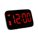 2pcs Precision Radio Controlled LCD ALARM Date Clock Red Brand New