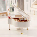 Rotating Ballerina Dancing Girl Music Box Piano Shape Desktop Decoration Pretty