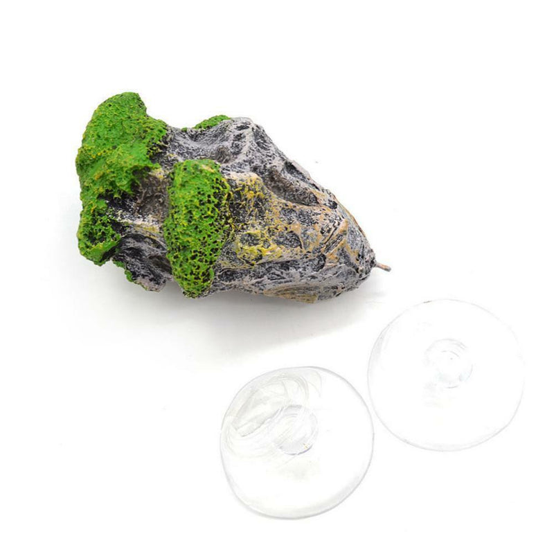 Aquarium   Tank Decor Ornament Floating Rock+Stone Breeding Cave Combo