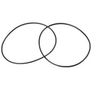 O-rings, 5 pieces, black, rubber, 105 x 100 mm