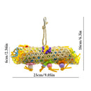 3 Pcs Bird Rattan ball + Paper + Bamboo and Wooden Toys with Bell for Medium