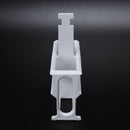 2 in 1 White 24 Pieces Microscope Slides Staining Rack Dish Set H4Q1