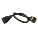 HDMI Extension Cable Extender HDMI 270-degree Type A Male to Female 30cm