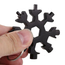 Multi-tool card combination Compact portable outdoor products Snowflake too