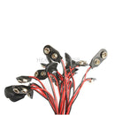 20Pcs 9V Battery Snap-on Connector Clip With Wire Holder Cable Leads Cord  hv2n