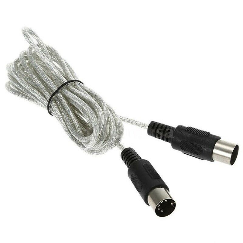 9.8FT Midi Male to Male DIN 5-Pin Music Instrument Extension Cable Connecto