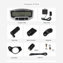 SunDING Bicycle Speedometer Wired Computer Stopwach Odometer LCD Screen Blu