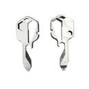 Multi-Function Keychain Stainless Steel Key Tool with Bottle Opener Screwdr