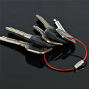 5X Stainless Steel Wire Keychain Cable Key Ring Chains Outdoor Hiking Fashion LJ