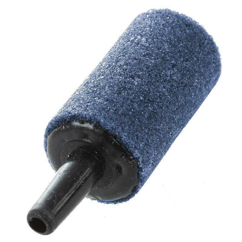 Aquarium Fish Tank Mineral Bubble Air Stone Oxygen Diffuser gray 24mm x 15m