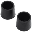 Rubber Chair Table Furniture Feet Leg Cap End Tip 22mm Dia 50pcs Black M3U6