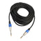 Stereo 6.35mm Electric Guitar Bass Cable Amp Cord for Home Theatre KTV 20m