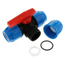 Pack of 2 Three-Way Garden Hose Quick Connect Valve Quick Connector Garden Hose