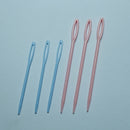 6X 7/9cm Child Plastic Sewing Cross Stitch Seamed Knitting Wool Weave Needle  3C