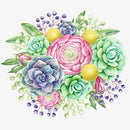 Succulent 5D DIY Full Round Drill Diamond Painting Plant Rhinestone Picture