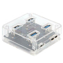 High Speed 5Gbps USB3.0 Type-C 4 Port Hub Adapter for Macbook ASUS Acer