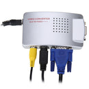PC Laptop VGA to TV RCA Composite S-video Switch Converter Signal Adapter