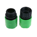 2pcs Hose Connector From Quick Connector To 3/4" Thread Connector