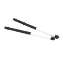 1 Pair Telescoping Loop End Drum Brushes Drumsticks for Jazz Drum White