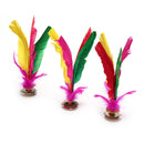 jianzi 23cm  foot sports game kick feather kicking shuttlecocks MO