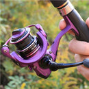 5+1BB Ball Bearing Freshwater Fishing Spinning Reel Full Metal Spool 5.5:1