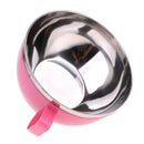 Insulated Food Container Thermal Round Bowl Lunch Dinner Box Outdoor Pink